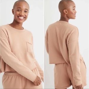 Small aerie Sunday soft cropped sweatshirt